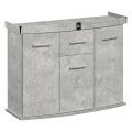 Szafka pod Akwarium profilowane Solid 120x40x75cm BETON