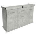 Szafka pod Akwarium proste Solid 120x40x75cm BETON