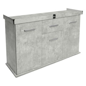 Szafka pod Akwarium proste Solid 120x40x75cm BETON