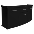 Szafka pod Akwarium profilowane Solid 150x50x75cm CZARNA