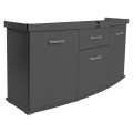 Szafka pod Akwarium profilowane Solid 150x50x75cm GRAFIT