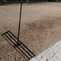 Niwelator Terenu do Trawnika Ogrodu 120x30cm Wyrównujący Grabi Duży Solidny