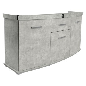 Szafka pod Akwarium profilowane Solid 160x60x75cm BETON