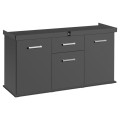 Szafka pod Akwarium proste Solid 160x60x75cm GRAFIT