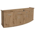Szafka pod Akwarium profilowane Solid 200x60x75cm DĄB ARTISAN