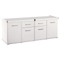 Szafka pod Akwarium proste Solid 200x80x75cm BIAŁA