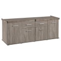 Szafka pod Akwarium proste Solid 200x80x75cm DĄB TRUFLOWY
