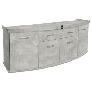 Szafka pod Akwarium profilowane Solid 200x80x75cm BETON