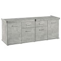 Szafka pod Akwarium proste Solid 200x80x75cm BETON