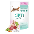 OptiMeal Premium Saszetka Karma Mokra dla Kota Jagnięcina z Warzywami 85g