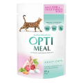OptiMeal Premium Saszetka Karma Mokra dla Kota Jagnięcina z Warzywami 85g