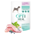 OptiMeal Premium Saszetka Karma Mokra dla Psów Królik z Jagodami 100g