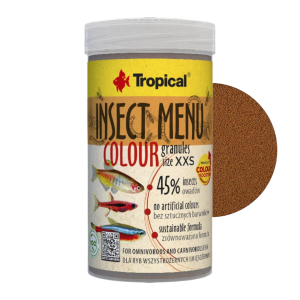 TROPICAL Pokarm dla Ryb INSECT MENU COLOUR GRANULES SIZE XXS 100ML/64G 64043