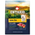ONTARIO SENIOR MINI LAMB&BROWN RICE 2,25KG Karma dla Starszych Psów z Jagnięciną i Ryżem Brązowym