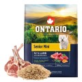 ONTARIO SENIOR MINI LAMB&BROWN RICE 2,25KG Karma dla Starszych Psów z Jagnięciną i Ryżem Brązowym