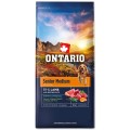 ONTARIO SENIOR MEDIUM LAMB&BROWN RICE 12KG Karma dla Starszych Psów Średnich Ras z Jagnięciną i Ryżem Brązowym