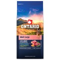 ONTARIO ADULT LARGE BEEF&BROWN RICE 12KG Karma dla Dorosłych Psów Dużych Ras z Wołowiną i Ryżem Brązowym