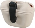 Zolux Silikonowa Praktyczna Saszetka Etui na Przysmaki Smaczki na Spacer Trening 13x11x6cm BEŻOWA