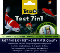 Tetra Pond Test 7in1 Zestaw Testów Paskowych POMIAR WODY pH GH KH NO2 NO3 Cl2 CO2 25szt