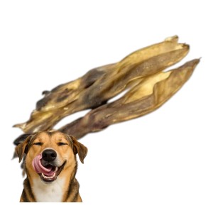 ideaPet Naturalny Przysmak Gryzak dla Psa Ucho Królicze 2szt.