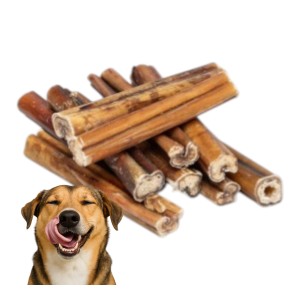 ideaPet Naturalny Przysmak Gryzak dla Psa Penis Wołowy Cięty 12cm 2szt.