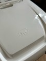 Ferplast Prima XXL Duża Kuweta Kryta Zamknięta dla Kota 65x45x45cm Biało-Zielona + Filtry + Łopatka
