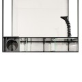 AQUAEL GLOSSY Marine 60 Akwarium Morskie Czarne 170L 60x58x50cm Zestaw Akwarium + SZAFKA