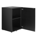 AQUAEL GLOSSY Marine 60 Akwarium Morskie Czarne 170L 60x58x50cm Zestaw Akwarium + SZAFKA