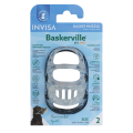 Baskerville Kaganiec INVISA Fizjologiczny Przezroczysty Plastyczny Basket Muzzle rozm. 2 Sznaucer Terrier