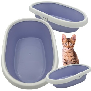 Kuweta Dla Kota Z Ramką Toaleta MINOU MINI 43cm Lilia Fiolet