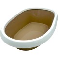 Kuweta Dla Kota Z Ramką Toaleta Duża MINOU LARGE 58cm Beżowa Moccacino