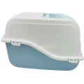 Kuweta Dla Kota Kryta Duża 57cm ARIEL + Filtr + Łopatka Biało Błękitna Ice Blue