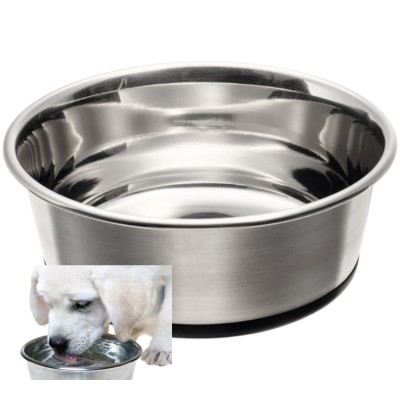 Kerbl Miska Antypoślizgowa ze Stali Nierdzewnej dla Psa 1600ml 22cm
