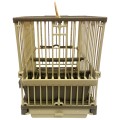 Klatka Transportowa Transporter dla Kanarków Cardellina Beżowa 21,5×15,5x20cm