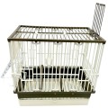 Klatka Transportowa Transporter dla Kanarków Gabbia Canarina Beż Taupe 28x18x26cm