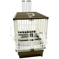 Klatka Transportowa Transporter dla Kanarków Gabbia Canarina Beż Taupe 28x18x26cm