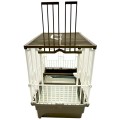 Klatka Transportowa Transporter dla Kanarków Gabbia Canarina Beż Taupe 28x18x26cm