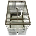 Klatka Transportowa Transporter dla Kanarków Gabbia Canarina Beż Taupe 28x18x26cm
