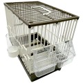 Klatka Transportowa Transporter dla Kanarków Gabbia Canarina Beż Taupe 28x18x26cm