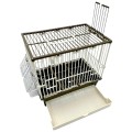 Klatka Transportowa Transporter dla Kanarków Gabbia Canarina Beż Taupe 28x18x26cm