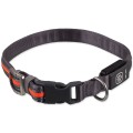DF Nylonowa Solidna Obroża Podświetlana LED dla Psa M/L 45-65cm 25mm POMARAŃCZOWA