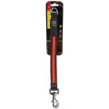 DF Nylonowa Solidna Smycz Podświetlana LED Przedłużka do Smyczy dla Psa 39cm 25mm POMARAŃCZOWA