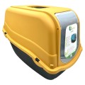 KUWETA Kryta Dla Kota Toaleta ROMEO z FILTREM 57X39X41 ŻÓŁTY-MIODOWY