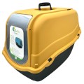 KUWETA Kryta Dla Kota Toaleta ROMEO z FILTREM 57X39X41 ŻÓŁTY-MIODOWY