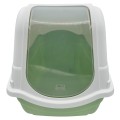 KUWETA Kryta Dla Kota Toaleta ROMEO z FILTREM 57X39X41 ZIELONA JASNA