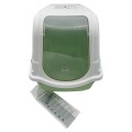 KUWETA Kryta Dla Kota Toaleta ROMEO z FILTREM 57X39X41 ZIELONA JASNA