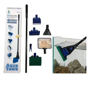 Zestaw Do Czyszczenia Akwarium CZYŚCIK SIATKA SKROBAK 5w1