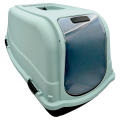 KUWETA Kryta Dla Kota Toaleta ROMEO MAXI z FILTREM 68x43x46,5cm ICE - BLUE