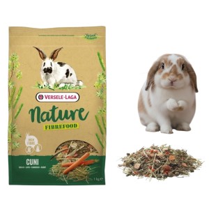 Versele-Laga Cuni Nature Fibrefood Pokarm dla Dorosłych Królików Miniaturowych 1kg
