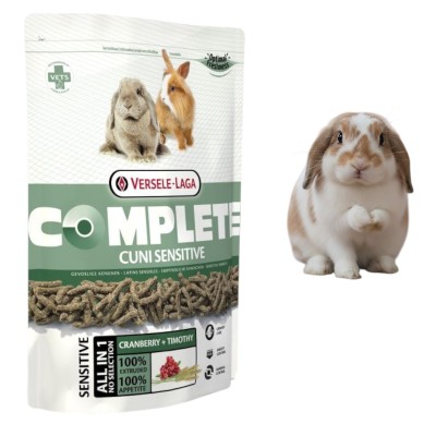 Versele-Laga Cuni Sensitive Complete Pokarm dla Wrażliwych Królików Miniaturowych 500g